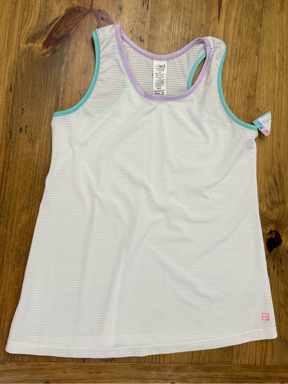 Set Athletics Girls Riley Racerback Tank NWT